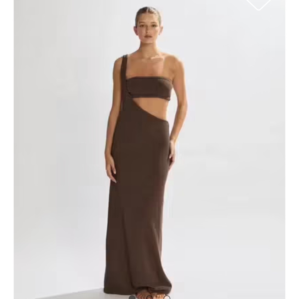 One Mile Solei knit dress brown